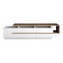 Hanah Home Pia Soporte para TV Nogal y Blanco